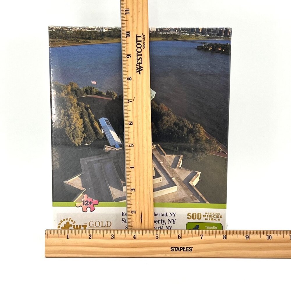 Statue Of Liberty New York 500-Piece Jigsaw Puzzle Gold Edition For Ages 12+ New - Picture 8 of 10